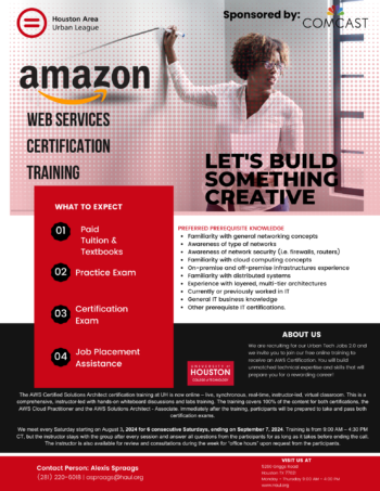 AWS Training Flyer 2024