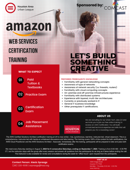 AWS Training Flyer 2024