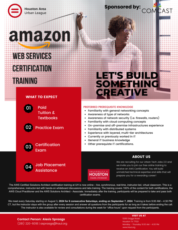 AWS Training Flyer 2024